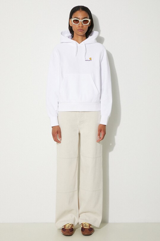 Carhartt WIP sweatshirt HD American Script Sweat I033650.02XX white AW24