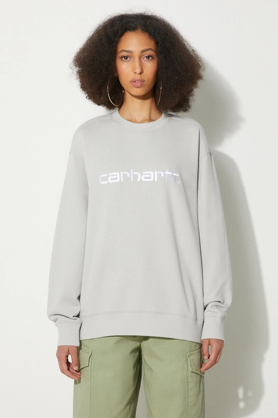 Суичър Carhartt WIP Carhartt Sweat щампа сив I033647.2AXXX