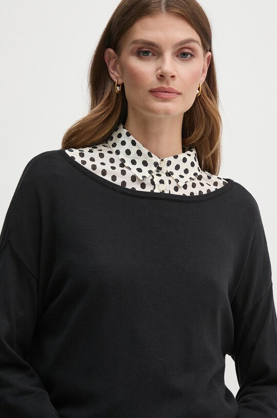 United Colors of Benetton pulover negru 103CD10AV