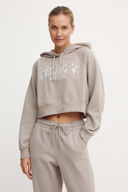 Mikina Dkny DP4T9938 hnědá AW24