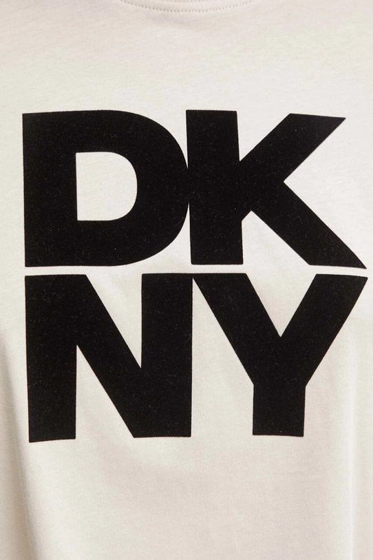 Dkny longsleeve bawełniany DP4T9975 beżowy