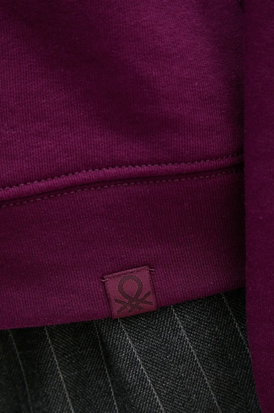 Mikina United Colors of Benetton 31NB3M06V fialová
