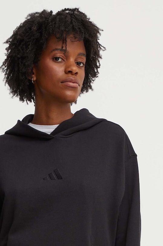 Bavlněná mikina adidas ALL SZN IW1026 černá