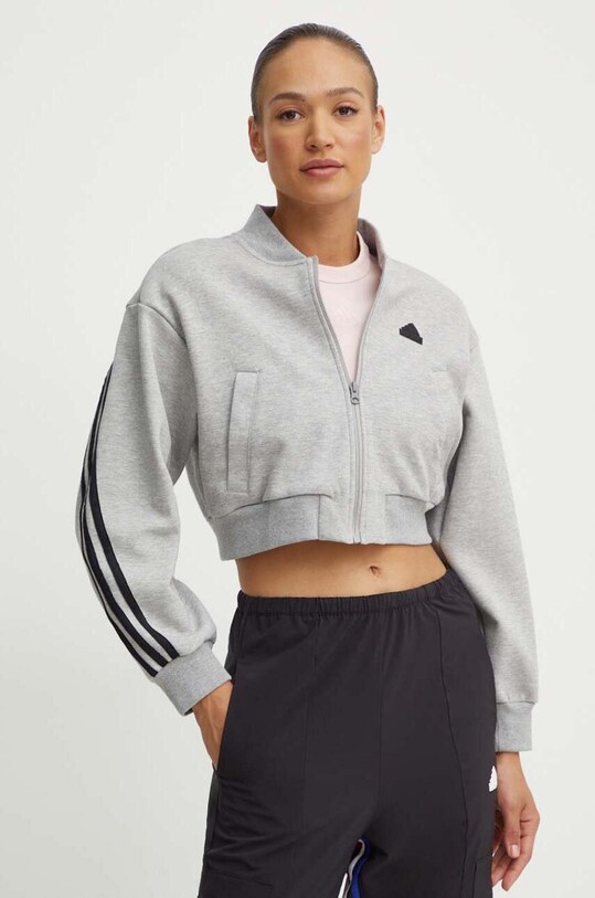 adidas bluza Future Icons melanj gri IW5251