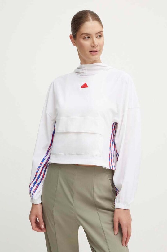 adidas bluza Express pozostałe beżowy IW8634