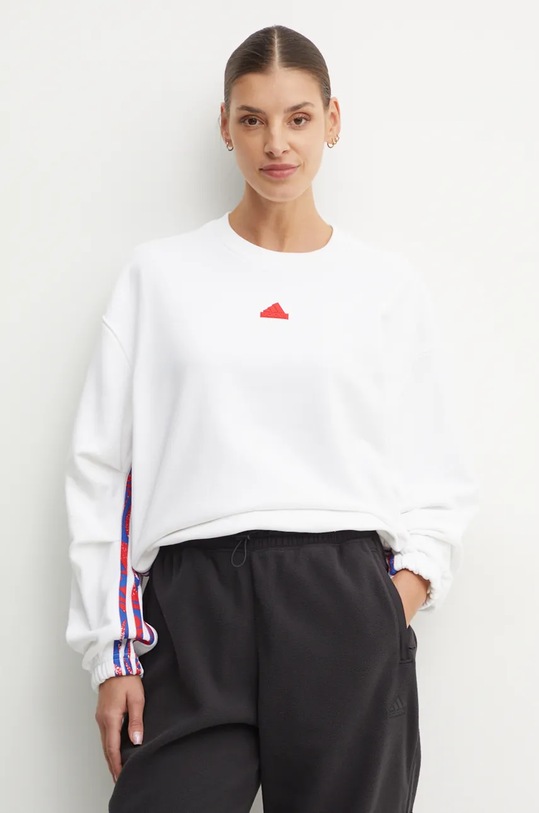 adidas bluza Express aplikacja biały IW8655