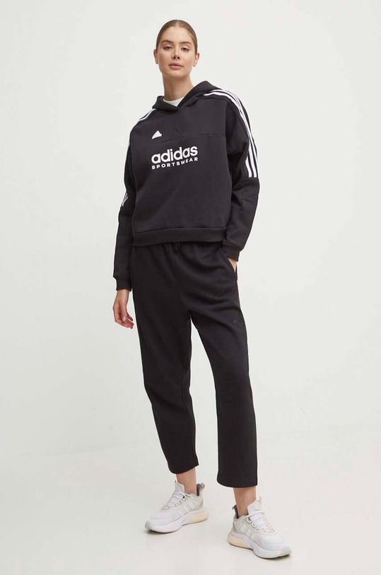 Кофта adidas Tiro с капюшоном чёрный IX3780