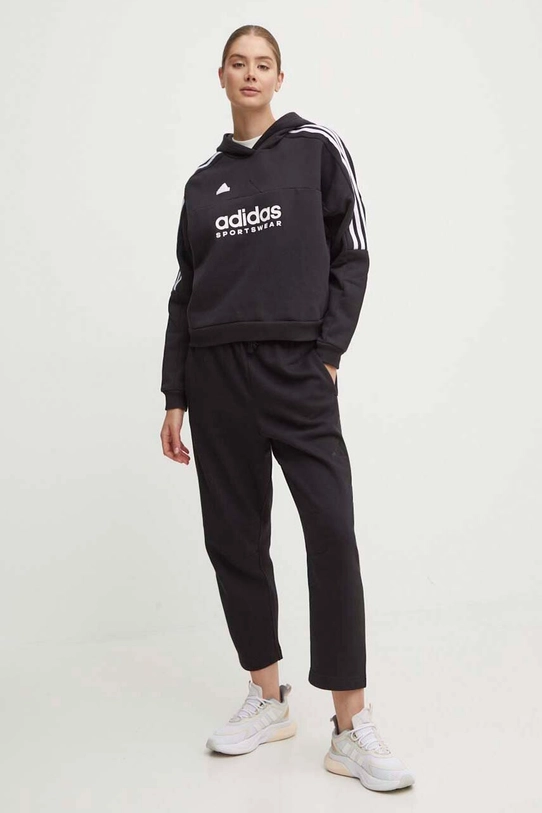 Кофта adidas Tiro с капюшоном чёрный IX3780