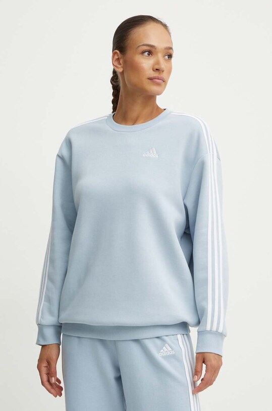 adidas bluza Essentials imprimeu albastru IY1736