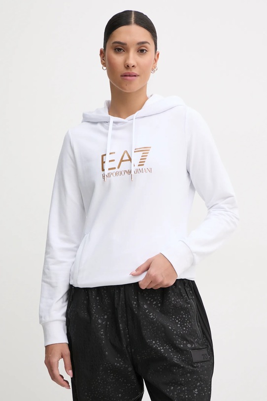 EA7 Emporio Armani bluza z kapturem biały TJTXZ.8NTM36.0186