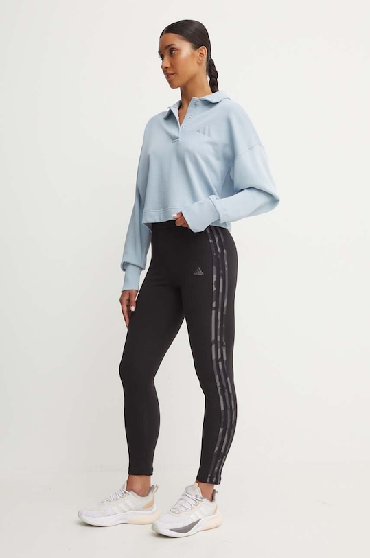 adidas bluza bawełniana All SZN IY6793 niebieski AW24