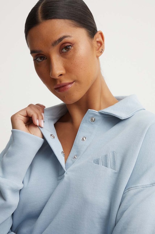 adidas bluza bawełniana All SZN niebieski IY6793