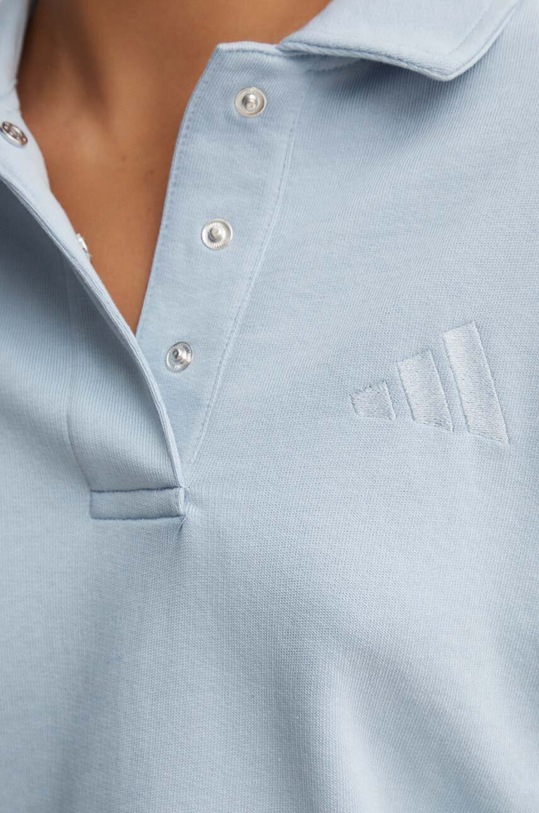 adidas bluza bawełniana All SZN IY6793 niebieski