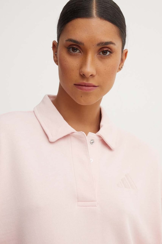 adidas bluza bawełniana All SZN bawełna różowy IY6795