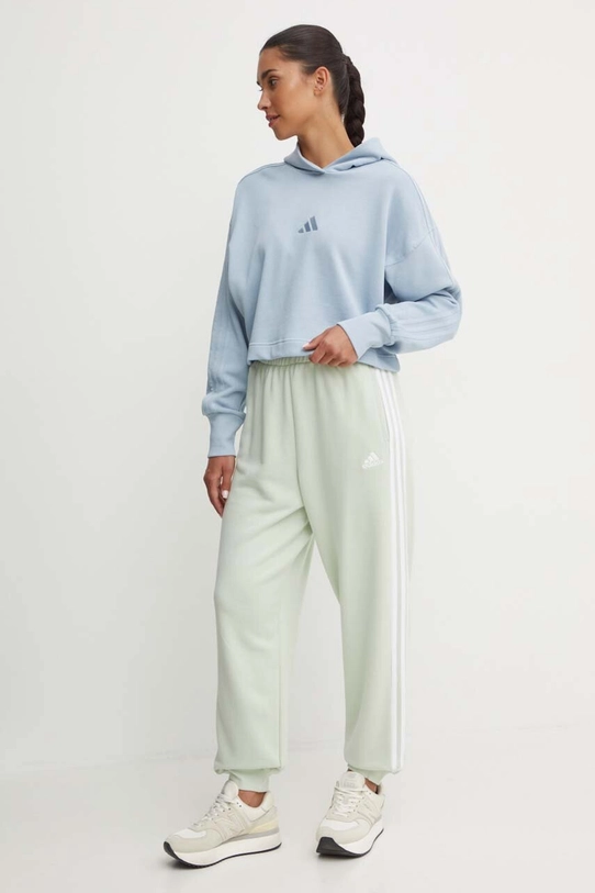 adidas bluza bawełniana All SZN IY6847 niebieski AW24