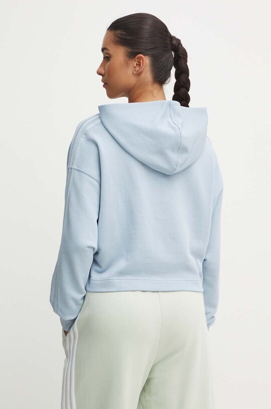 Одяг Бавовняна кофта adidas All SZN IY6847 блакитний