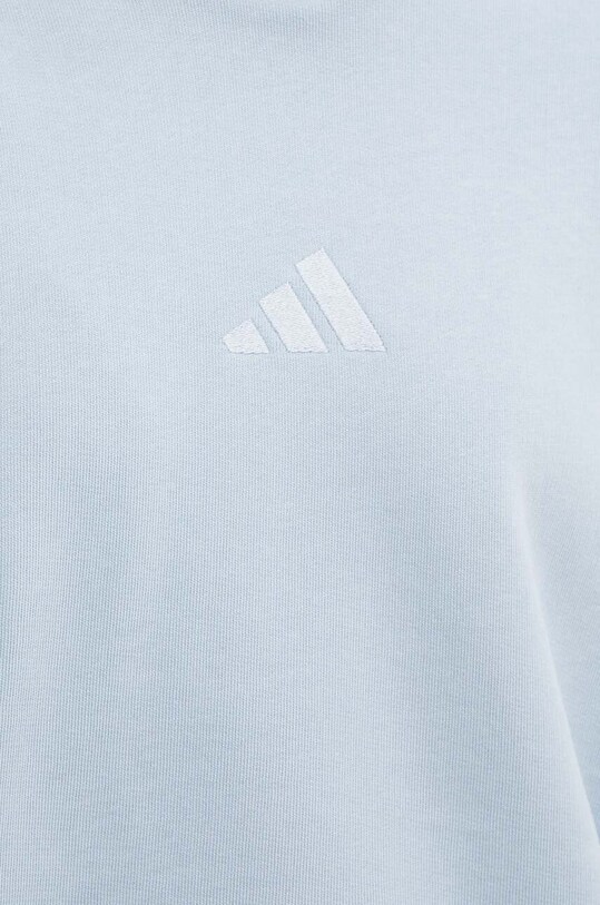 Бавовняна кофта adidas All SZN IY6847 блакитний