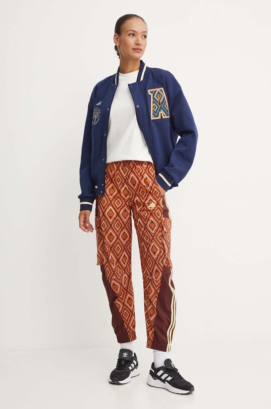 adidas geaca bomber x Farm Rio JE9219 bleumarin AW24