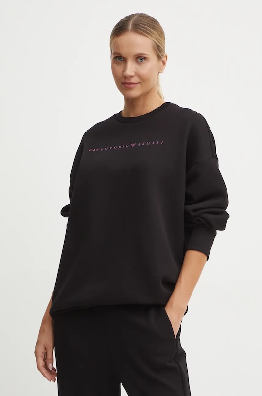 Dukserica EA7 Emporio Armani s elastinom crna TJUXZ.6DTM02.1200
