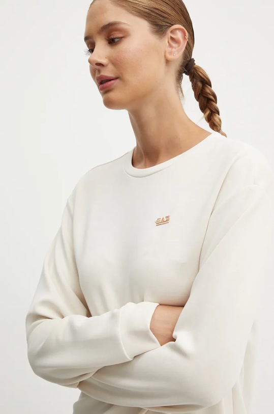 Mikina EA7 Emporio Armani TJZBZ.6DTM07.1120 béžová