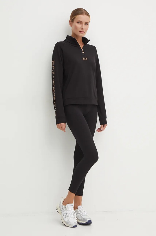 Dukserica EA7 Emporio Armani TJZEZ.6DTM09.0210 crna AW24