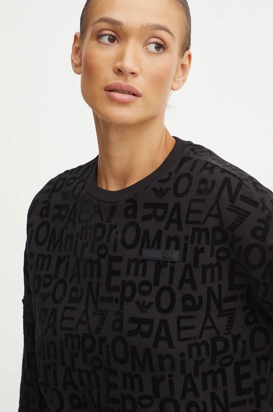 Dukserica EA7 Emporio Armani crna AF10195.7W000002.UC001
