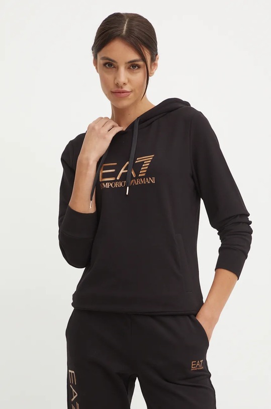 Dukserica EA7 Emporio Armani s kapuljačom crna TJTXZ.8NTM36.0210