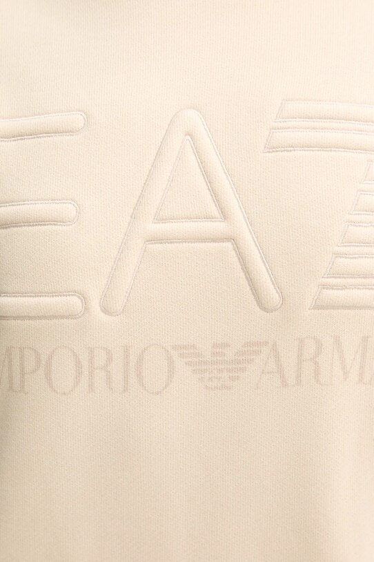 Bavlnená mikina EA7 Emporio Armani PJOPZ.6DUM14.1713 béžová