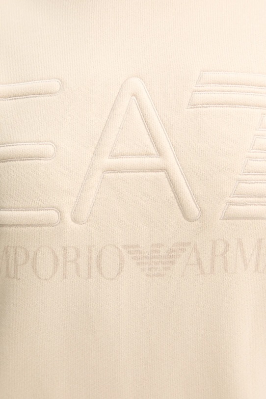 EA7 Emporio Armani hanorac de bumbac PJOPZ.6DUM14.1713 bej