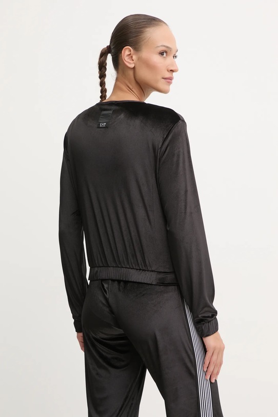 Одяг Велюрова кофта EA7 Emporio Armani TJZDZ.6DTM28.1200 чорний