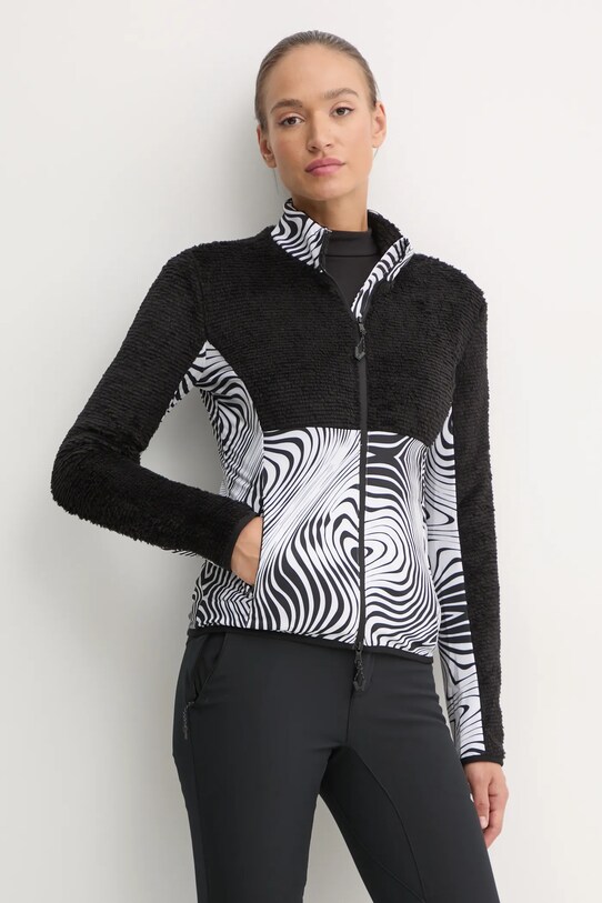 Sportska dukserica EA7 Emporio Armani bez kapuljače crna TJSTZ.6DTM50.2114