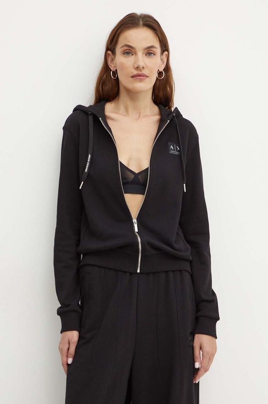 Dukserica Armani Exchange natpis crna XW000082.AF10172