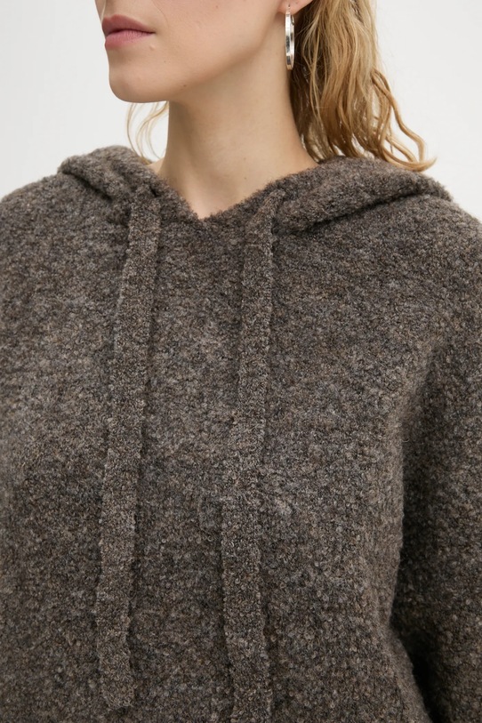 Résumé sweter z domieszką wełny CharlieRS 222221205 brązowy