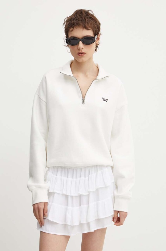 Mikina Superdry bez kapuce bílá W2011871B.71D