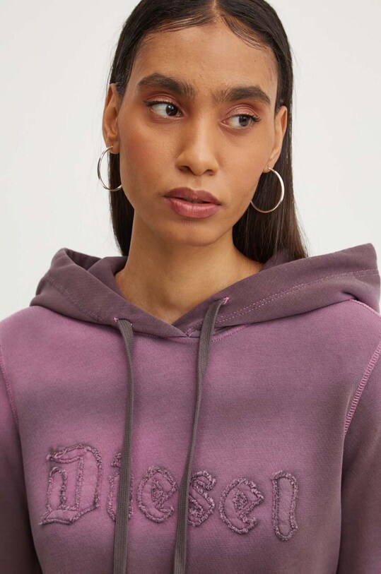 Diesel hanorac de bumbac F-SLIMMY-HOOD-P1 violet A14184.0IPAP