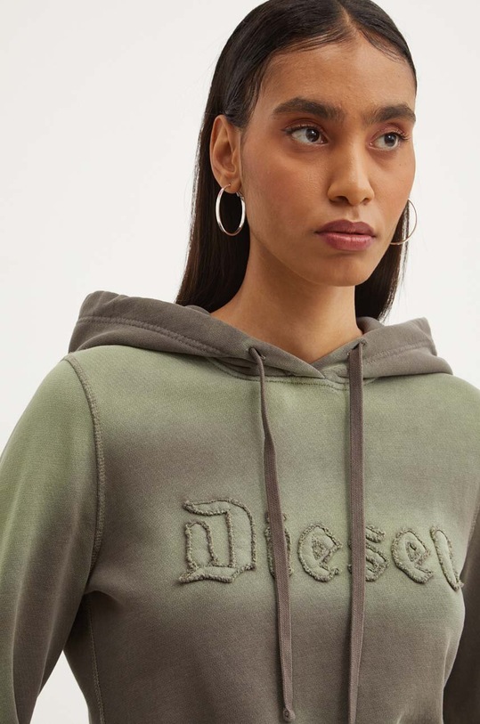 Diesel hanorac de bumbac F-SLIMMY-HOOD-P1 verde A14184.0IPAP