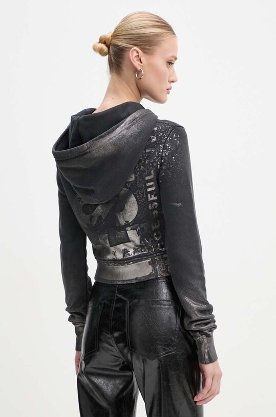 Одяг Бавовняна кофта Diesel F-SLIMMY-HOOD-P6 A14969.0AJEA сірий