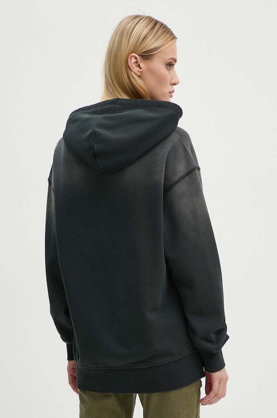 Ρούχα Βαμβακερή μπλούζα Diesel F-BUXT-HOOD-P2 A15386.0PHAQ γκρί