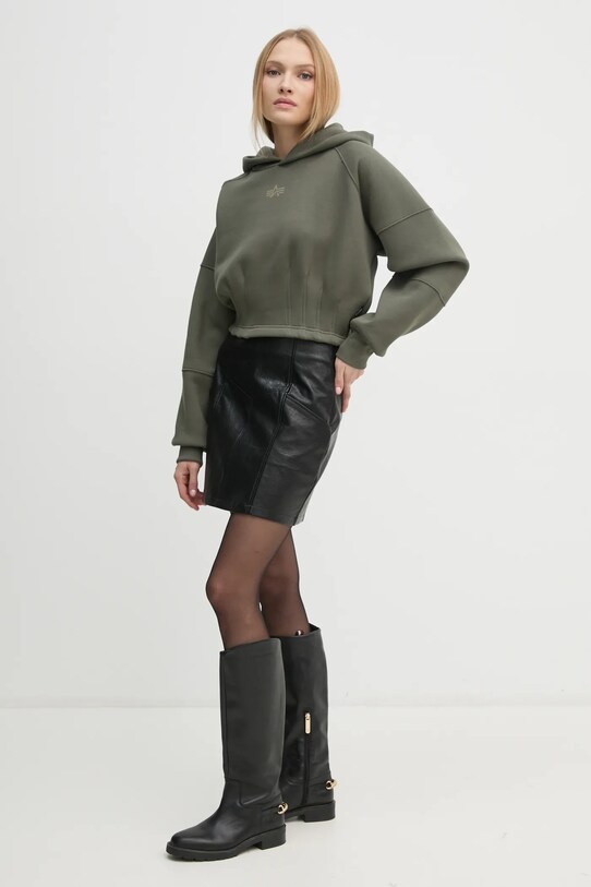 Кофта Alpha Industries 148041 зелёный SS25
