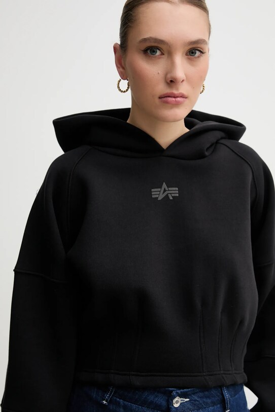 Mikina Alpha Industries čierna 148041