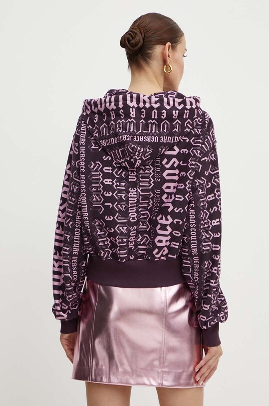 Îmbrăcăminte Versace Jeans Couture hanorac de bumbac 77HAI314.FS172 violet
