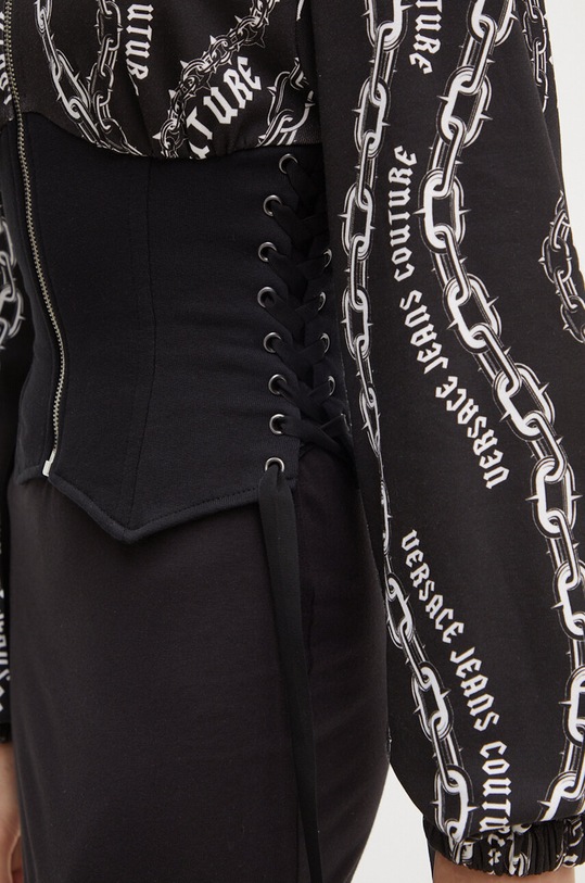 Bavlnená mikina Versace Jeans Couture 77HAI3A4.FS159 čierna