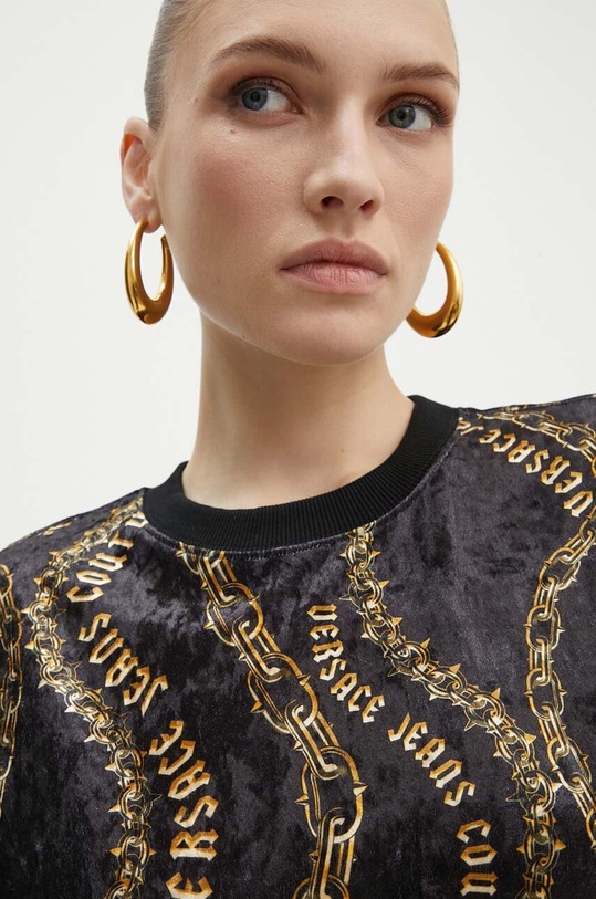 Velurová mikina Versace Jeans Couture 77HAI309.JS367