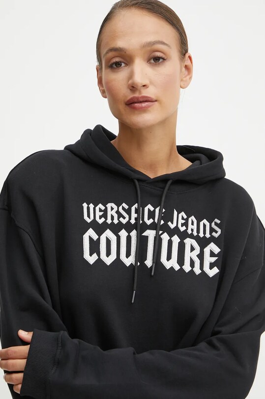 Versace Jeans Couture hanorac de bumbac negru 77HAIL03.CF00L