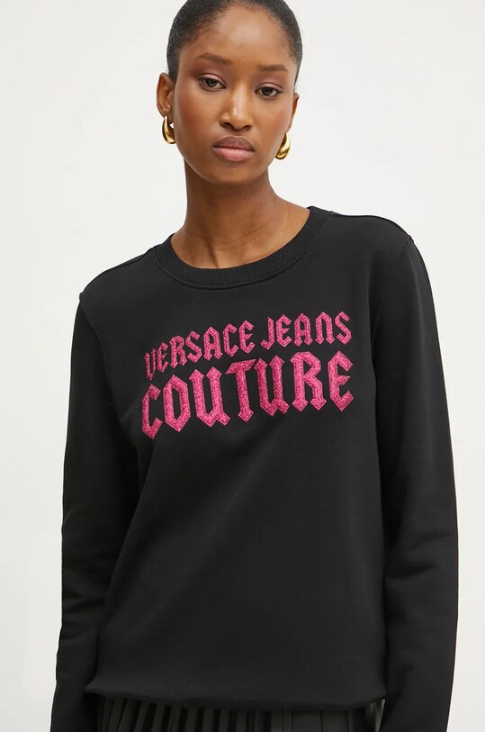 Одежда Хлопковая кофта Versace Jeans Couture 77HAIL04.CF00L чёрный