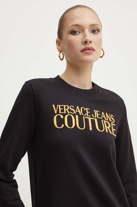 Bavlnená mikina Versace Jeans Couture čierna 77HAIT06.CF01T