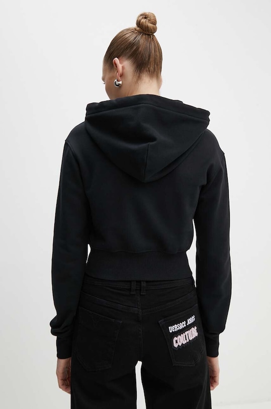 Ρούχα Βαμβακερή μπλούζα Versace Jeans Couture 77HAIE07.CF00E μαύρο