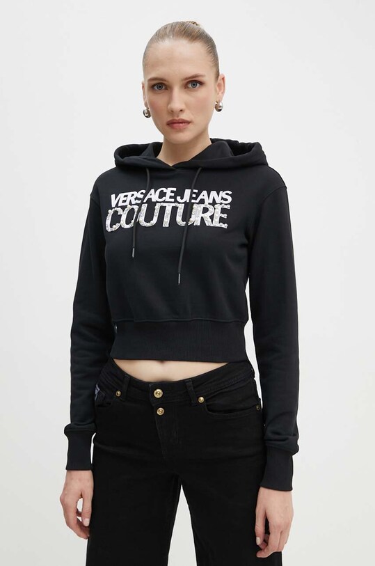 Versace Jeans Couture bluza bawełniana czarny 77HAIE07.CF00E