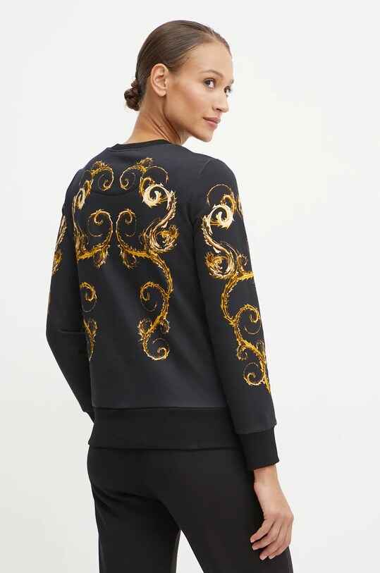 Одяг Бавовняна кофта Versace Jeans Couture 77HAI3P9.FS178 чорний