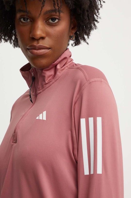 Кофта для бігу adidas Performance Own The Run Base рожевий IV5509